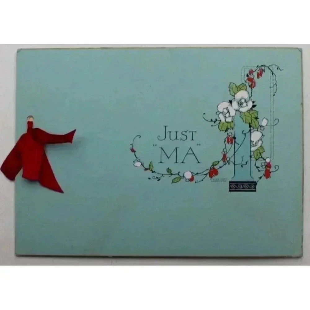 Vintage 1950s Mother Day JUST MA Greeting Card
